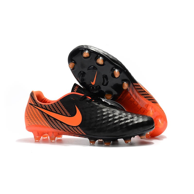 Nike Magista Opus FG Černá oranžový